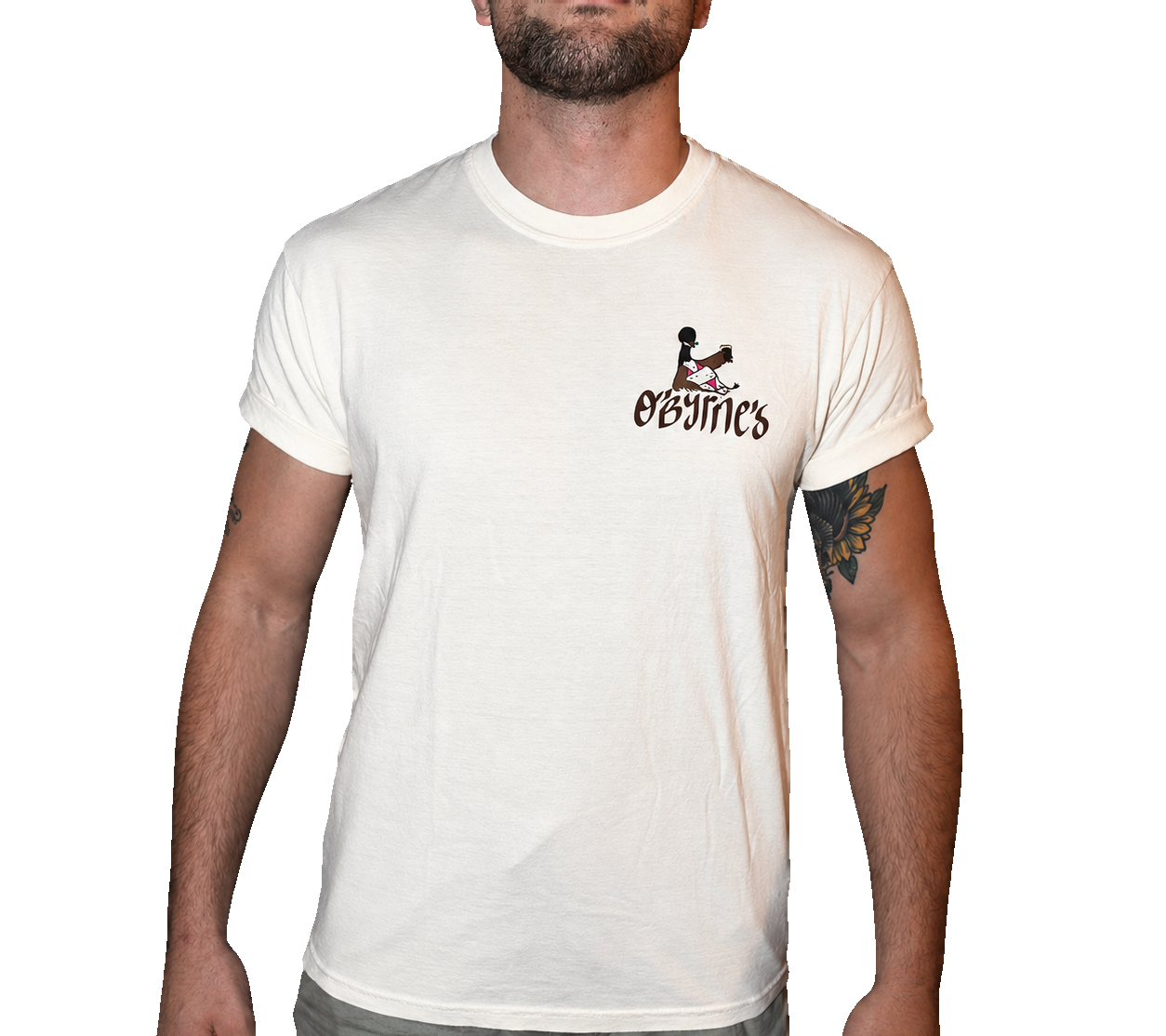 Hot Girls Drink Guinness Unisex Tee — Ivory