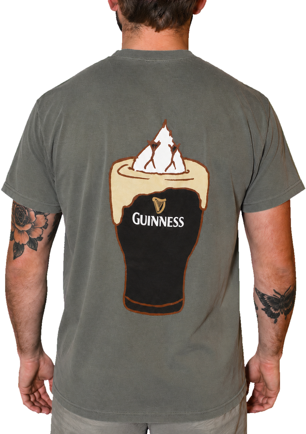 Diving Pint Unisex Tee — Moss