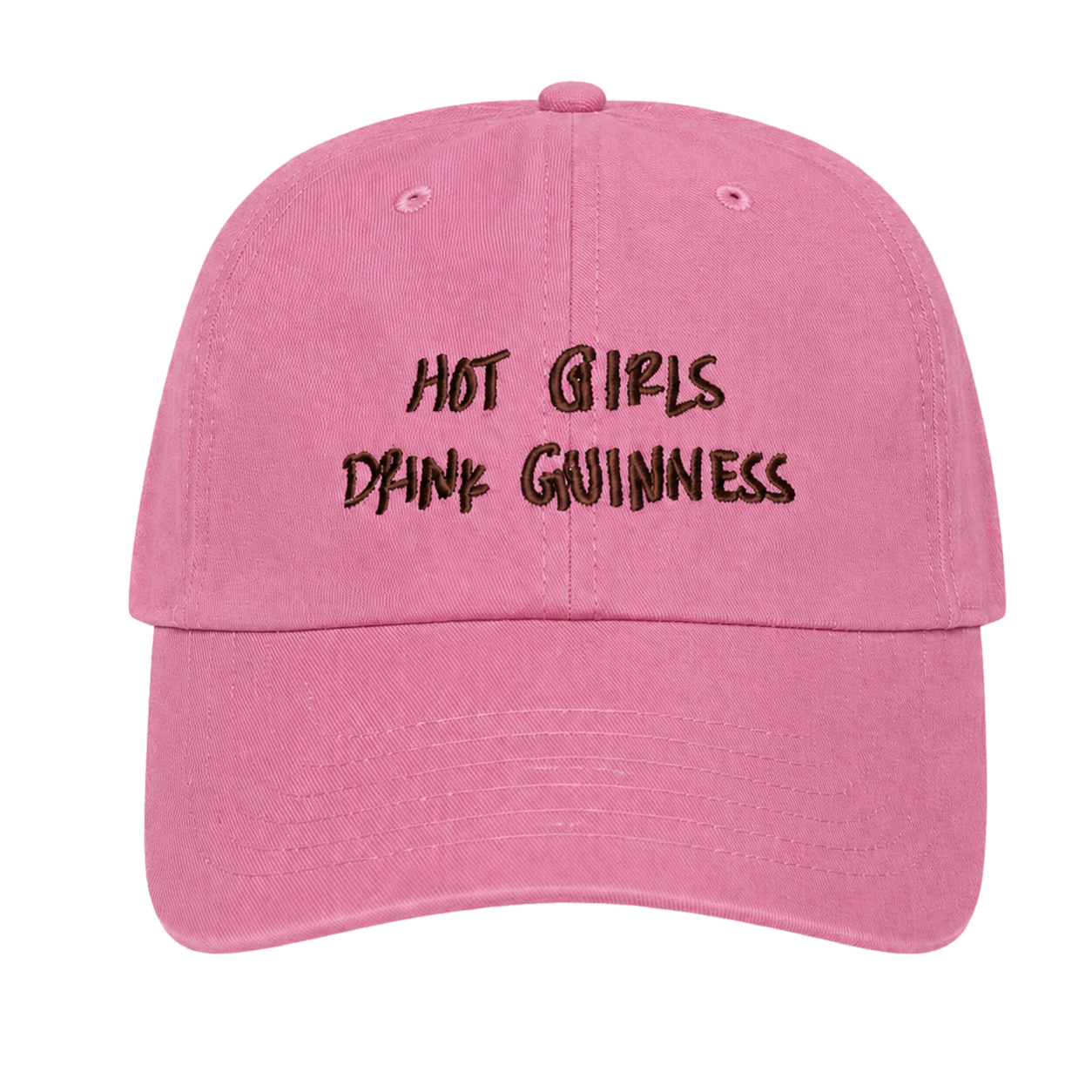 Hot Girls Drink Guinness Cap — Pink