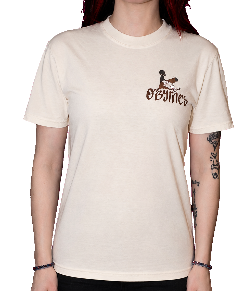 Hot Girls Drink Guinness Unisex Tee — Ivory